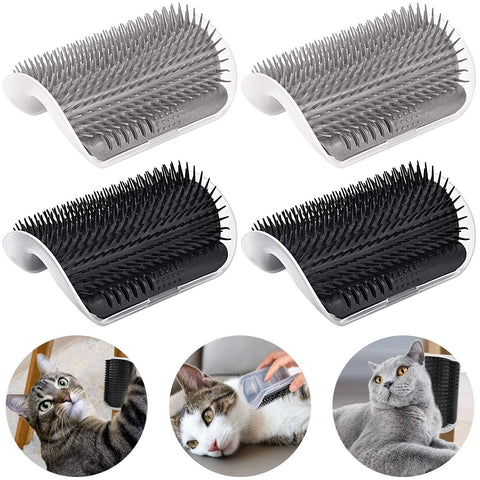 Cat Self Groomer Arch  Self Cleaning Slicker Brush
