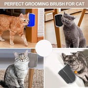 Cat Self Groomer Arch  Self Cleaning Slicker Brush Upgraded Cat Brushes Wall Corner For Shedding Grooming, Softer Massager Comb Interactive Toy For Short Long Haired Dog Kitten Puppy