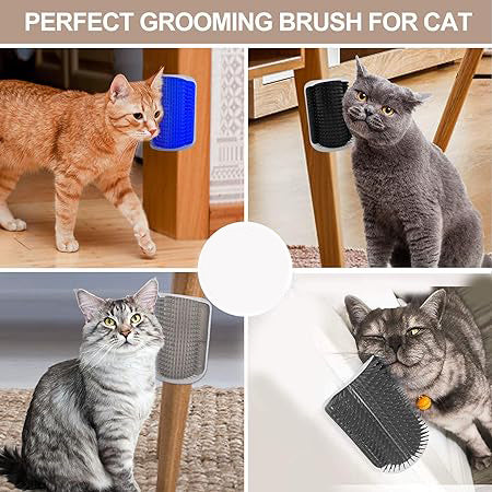 Cat Self Groomer Arch  Self Cleaning Slicker Brush