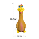 3pcs  Latex Screaming Chicken Toys Eco Friendly TPR Pet Squeaky Dog Interactive Play Chew Toys
