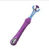 1 random color toothbrush pet plush dog brush in addition to bad breath tartar dental care dog cat cleaning supplies