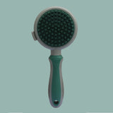 2 In 1 Double Side Cat Brushes For Indoor Cats Shedding Cat Grooming Supplies Cat Comb With Release Button Pet Supplies Flea Comb Slicker Brush For Dogs Hair Removal Massage