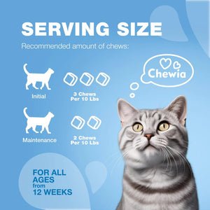 Cat Calming Treats Hemp Calming Care For Cats Cat Melatonin Soft Chews With Hemp Seed Oil And Probiotics Cat Anxiety Relief Storms Travel Grooming Separation Calming Chews For Cats
